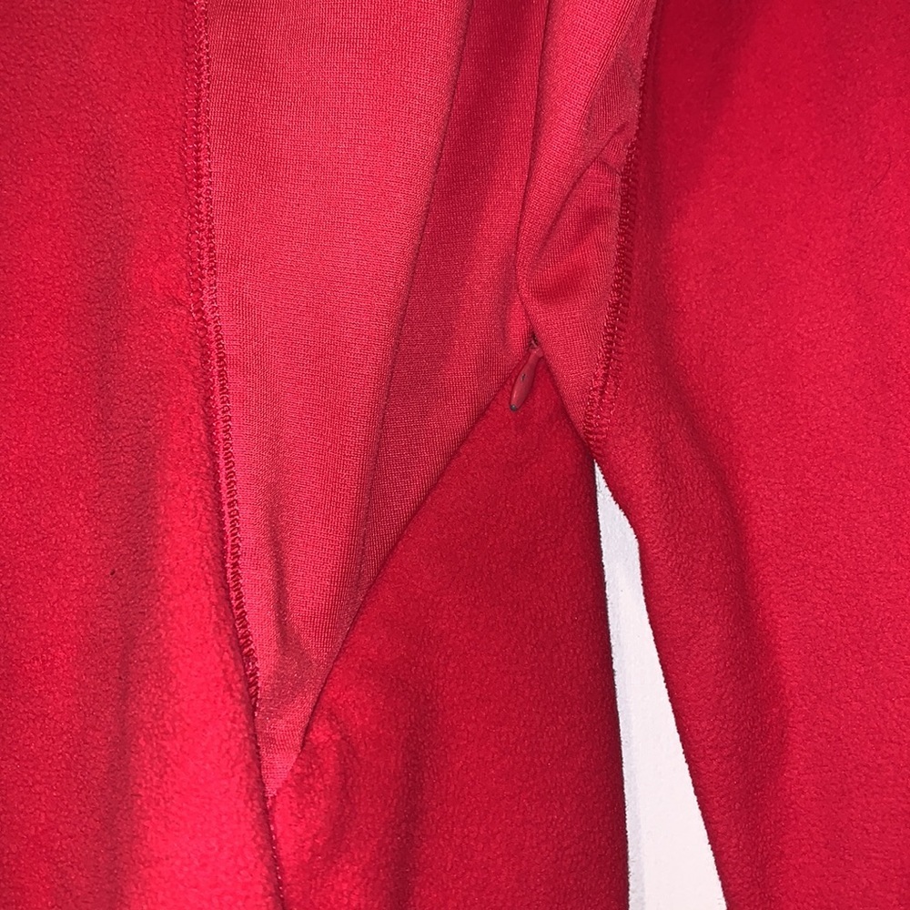 Champion Quarter Zip Soft Fleece Mock Pullover Size Medium Hot Pink - Picture 8 of 12
